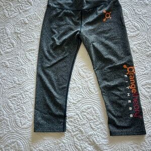 Orangetheory Charcoal Cropped Leggings